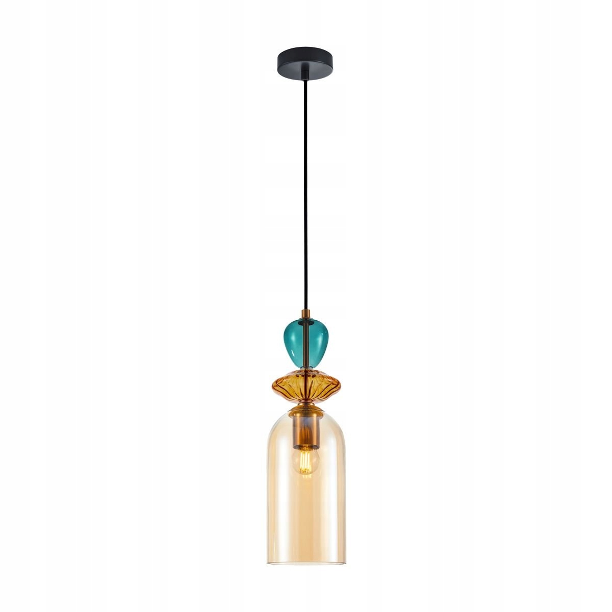 Závěsná lampa Busco PND-30263-1C-BRO-AMB Italux