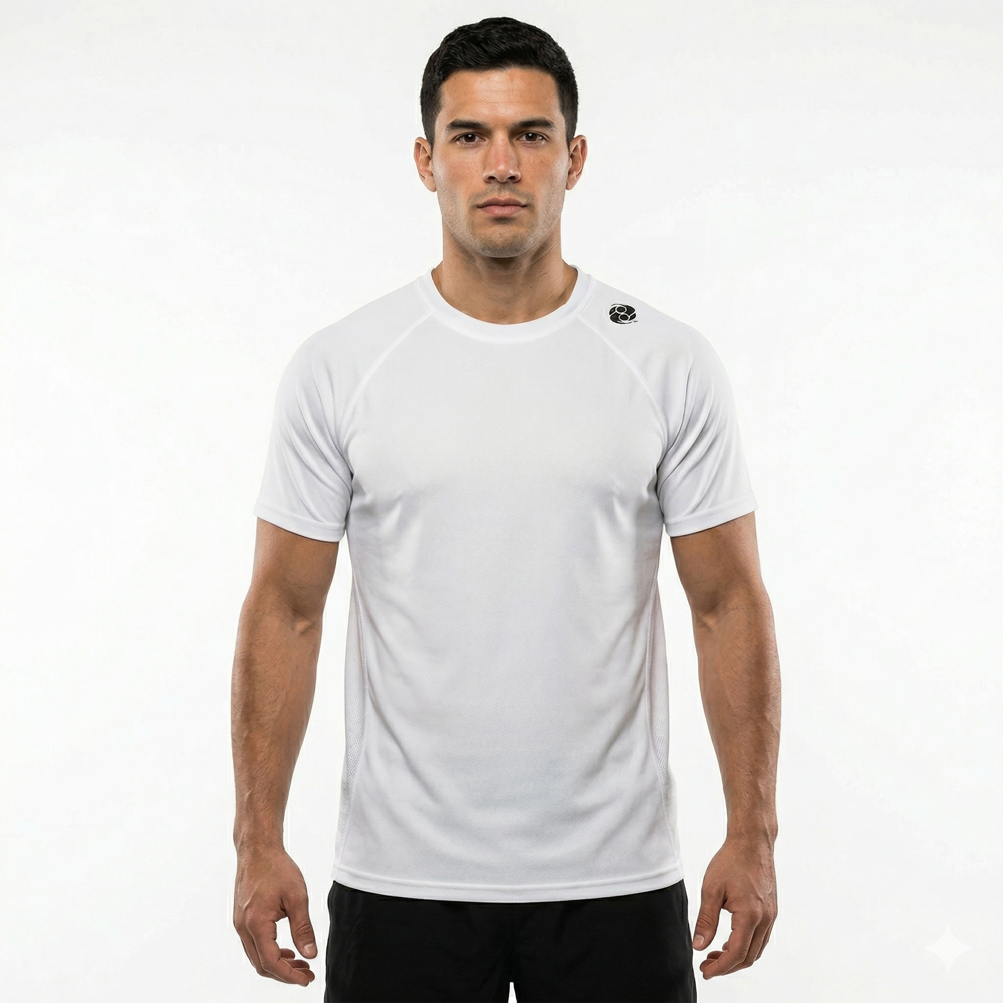 171 Clinch Gear Męski Biały T-shirt Treningowy M