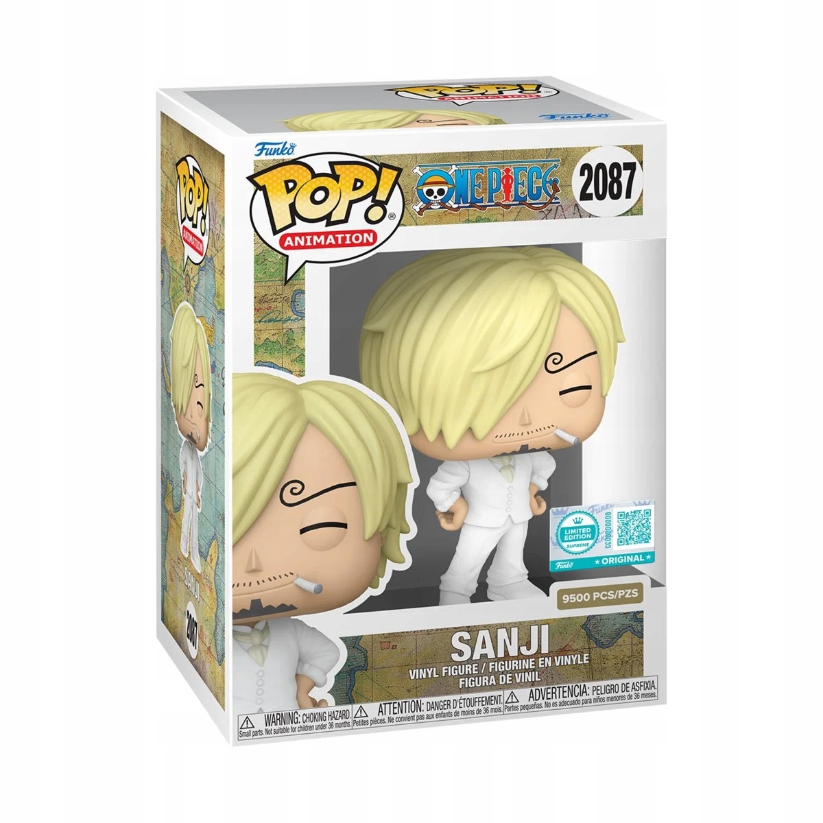 Funko Pop! One Piece Sanji #2087 Le 9500