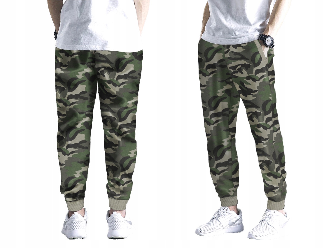 

Spodnie Dresowe Moro Męskie Dresy Army 4310-03 XL