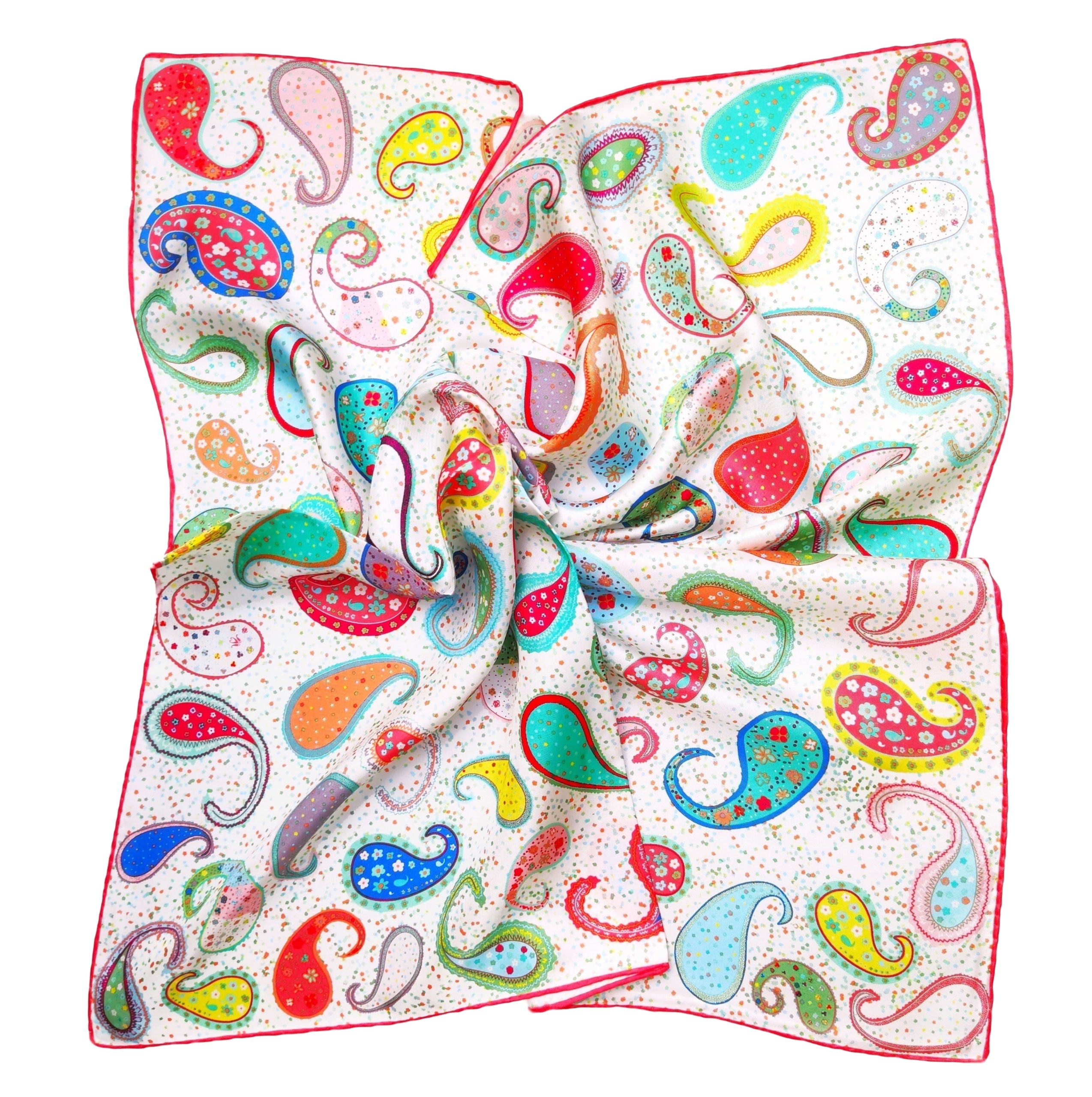 Hedvábný Šátek 100% Přírodní Hedvábí, Morušová Barva, Značka Kvality