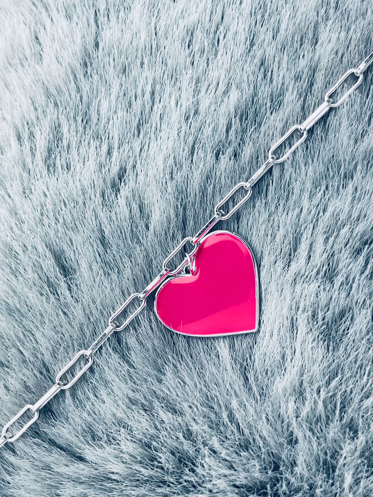 Stříbrný náramek ankr červené srdce srdíčko