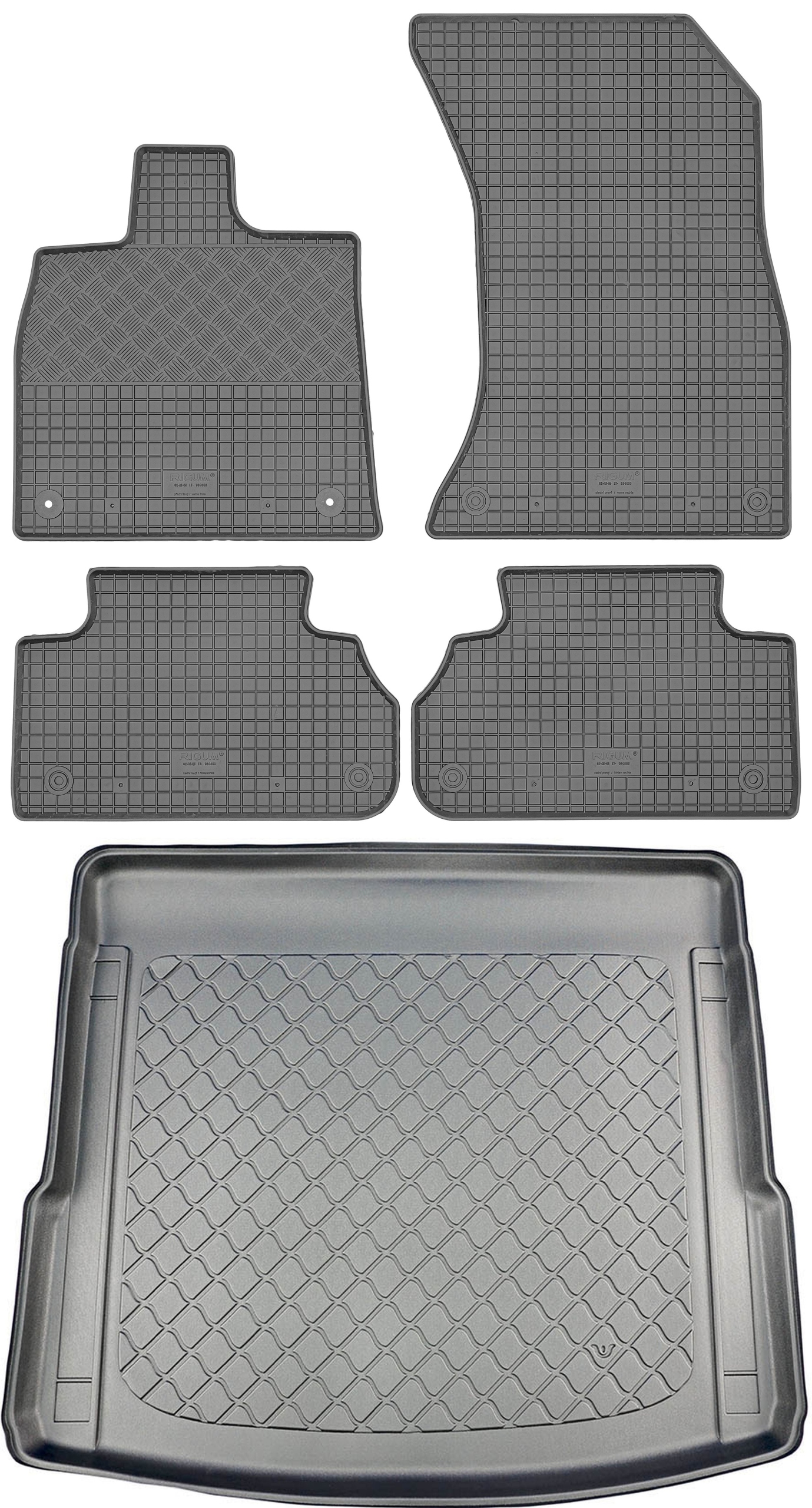 Kia Q5 II Fy Suv (5-dverový) od roku 01.2017 Sada Koberce batožinový priestor