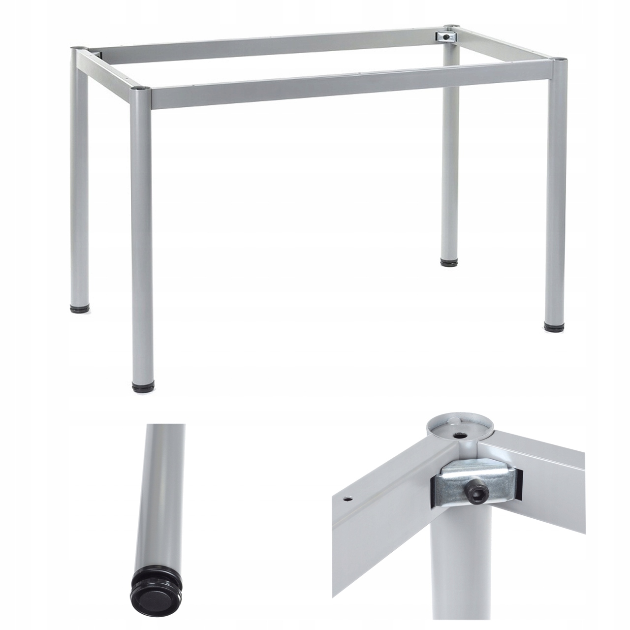 Rám Stola 136 X 66 CM, Farba Alu