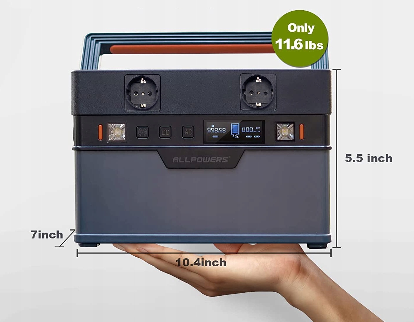 Zestaw Power Bank z Panelem Solarnym 164000mAh Marka Allpowers