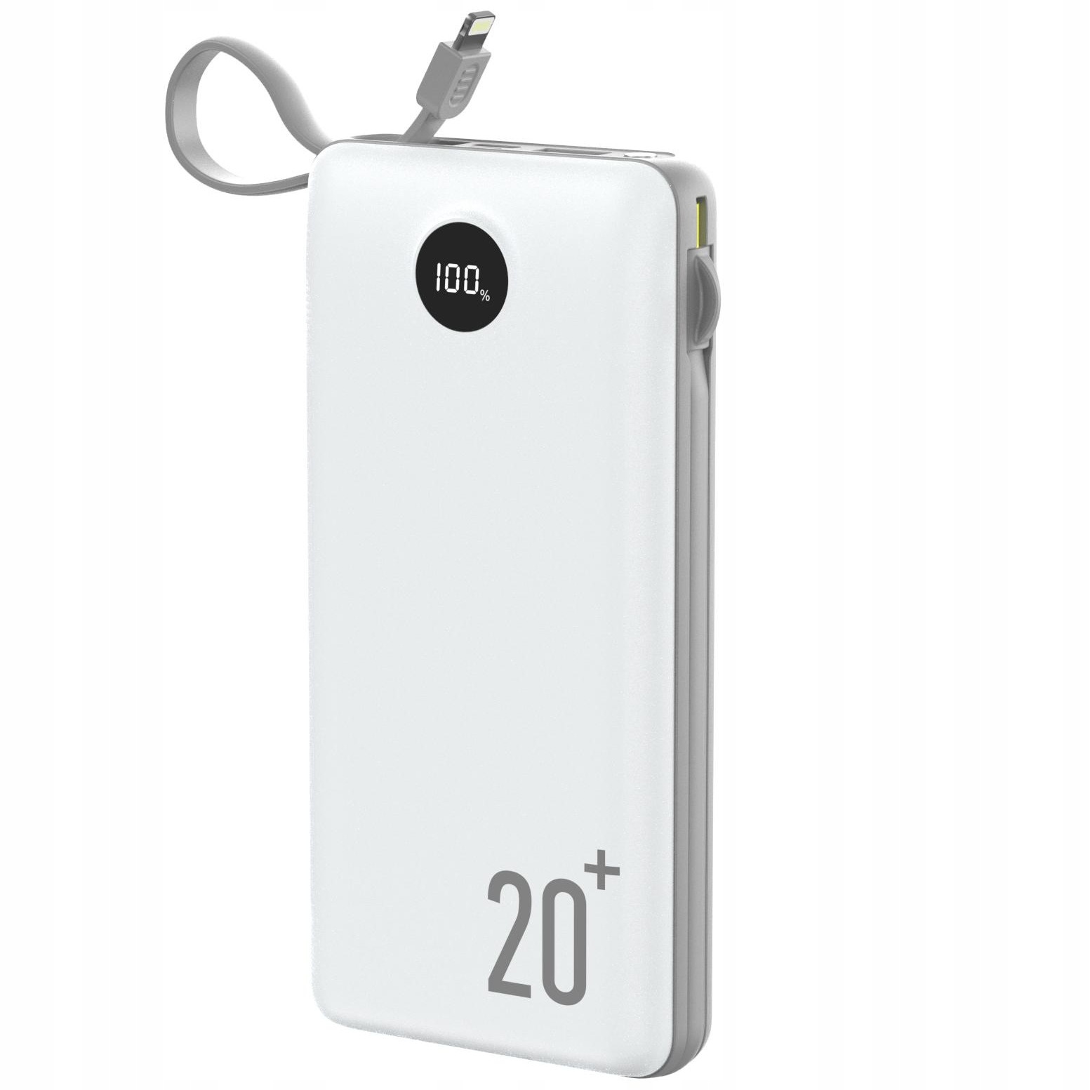 Powerbank 20000 mah Extremestyle micro-usb usb-c usb-a lightning power bank