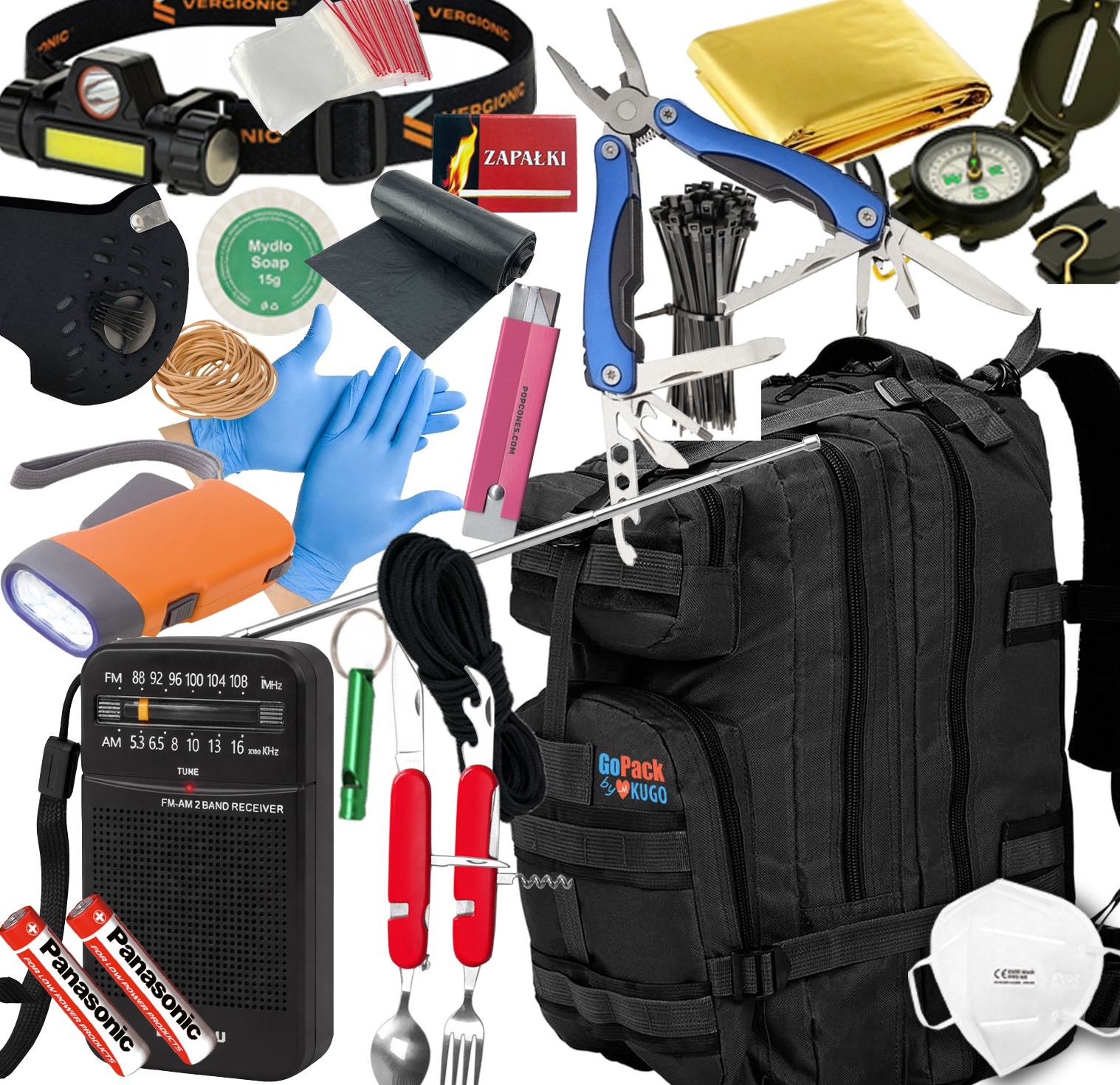 Batoh s vybavením Gopack XX Rcb záchranný 20 v 1