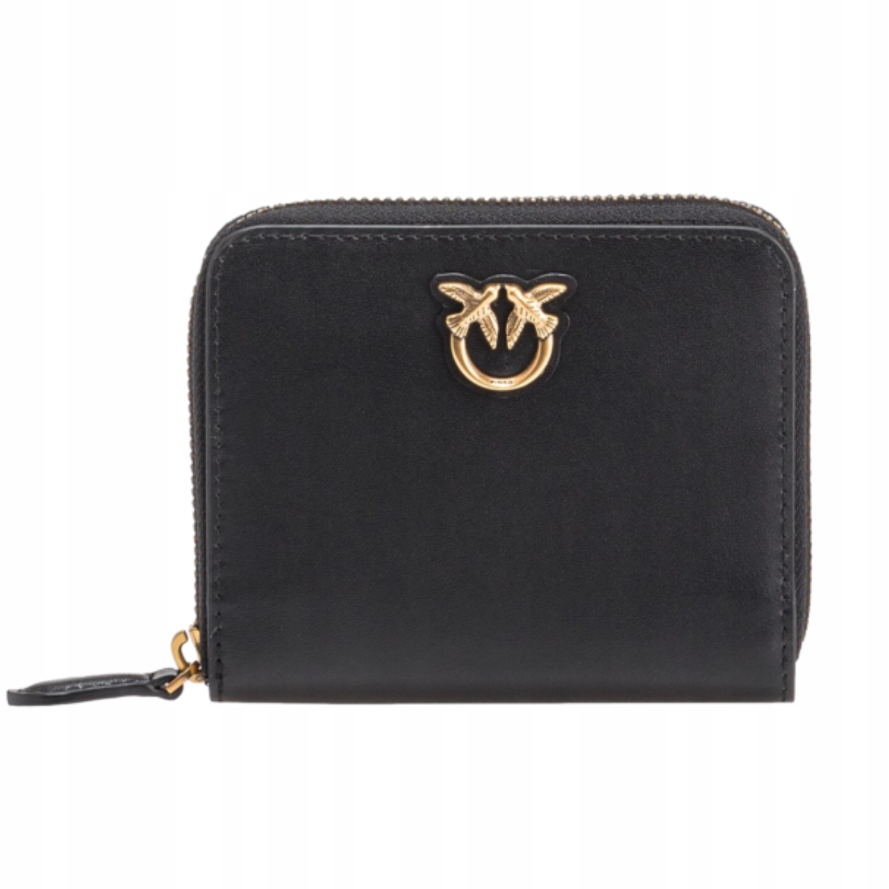 -10% Pinko Dámská Kožená Peněženka Taylor Zip Around Černá