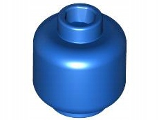 

Lego Ludzik Główka Głowa Niebieski Blue 3626c