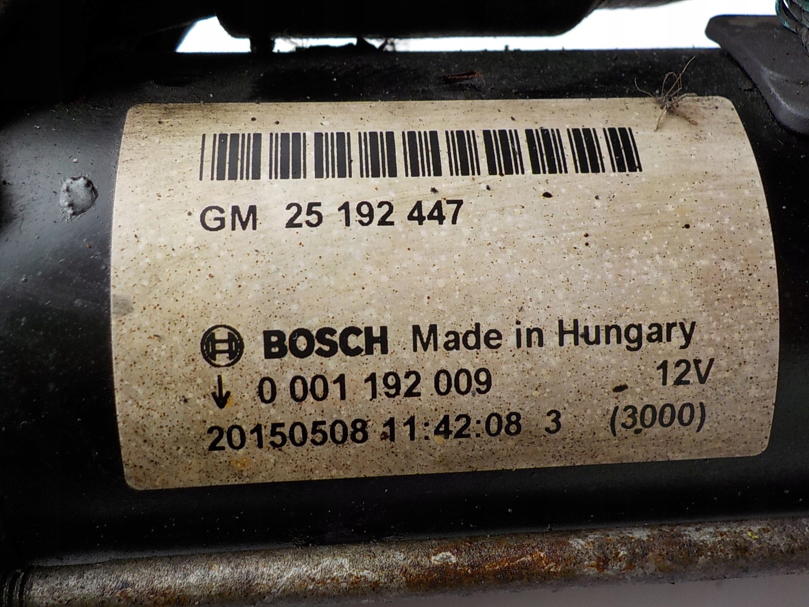 OPEL CORSA E 1.2 16V B ORG starter 25192447