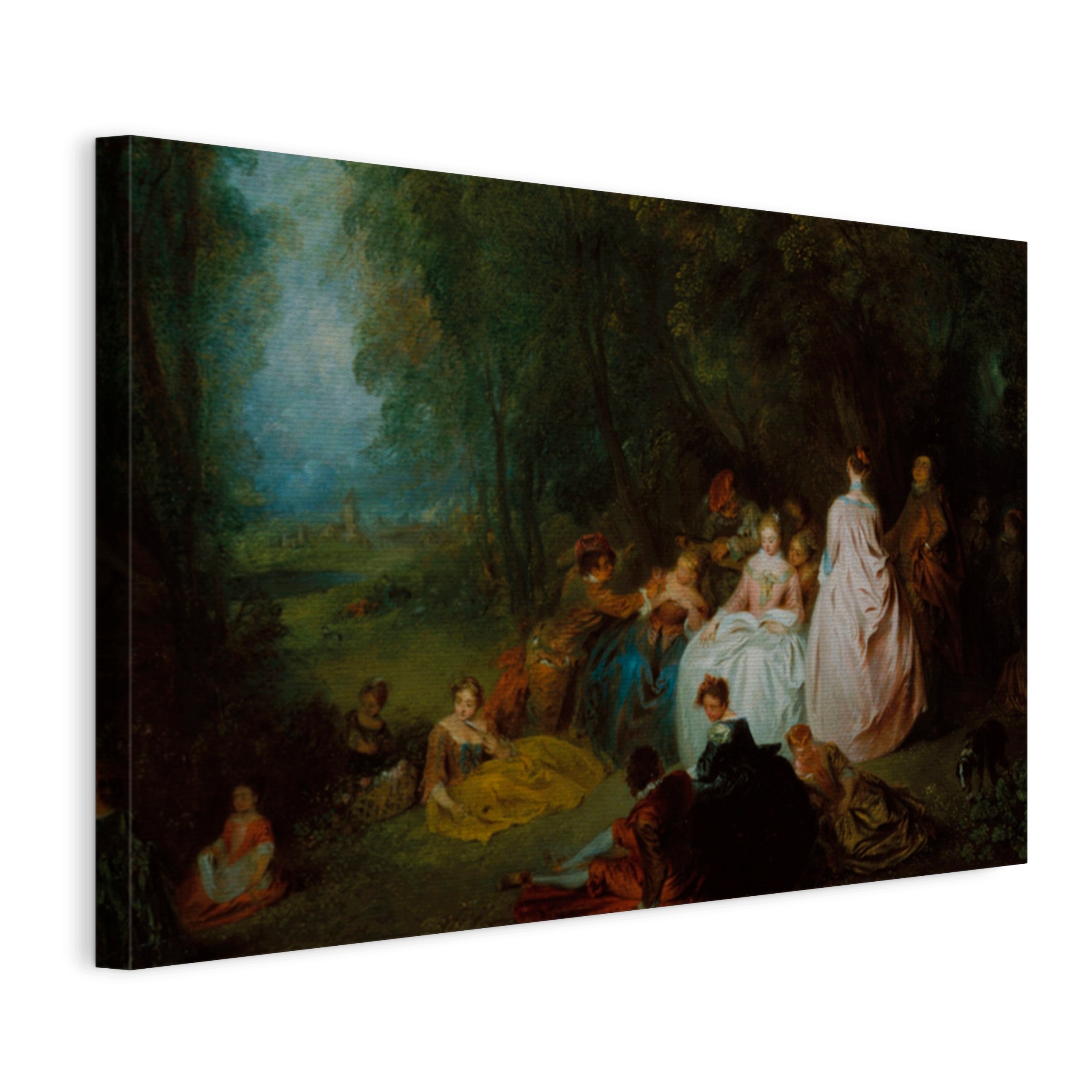 Obraz Na Plátně Antoine Watteau Venkovská Zábava 120x80