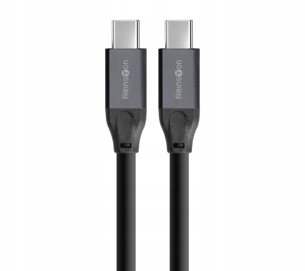 Kabel Przewód Reinston Usb-c do Usb-c 100W 4K 60Hz 2m Czarny