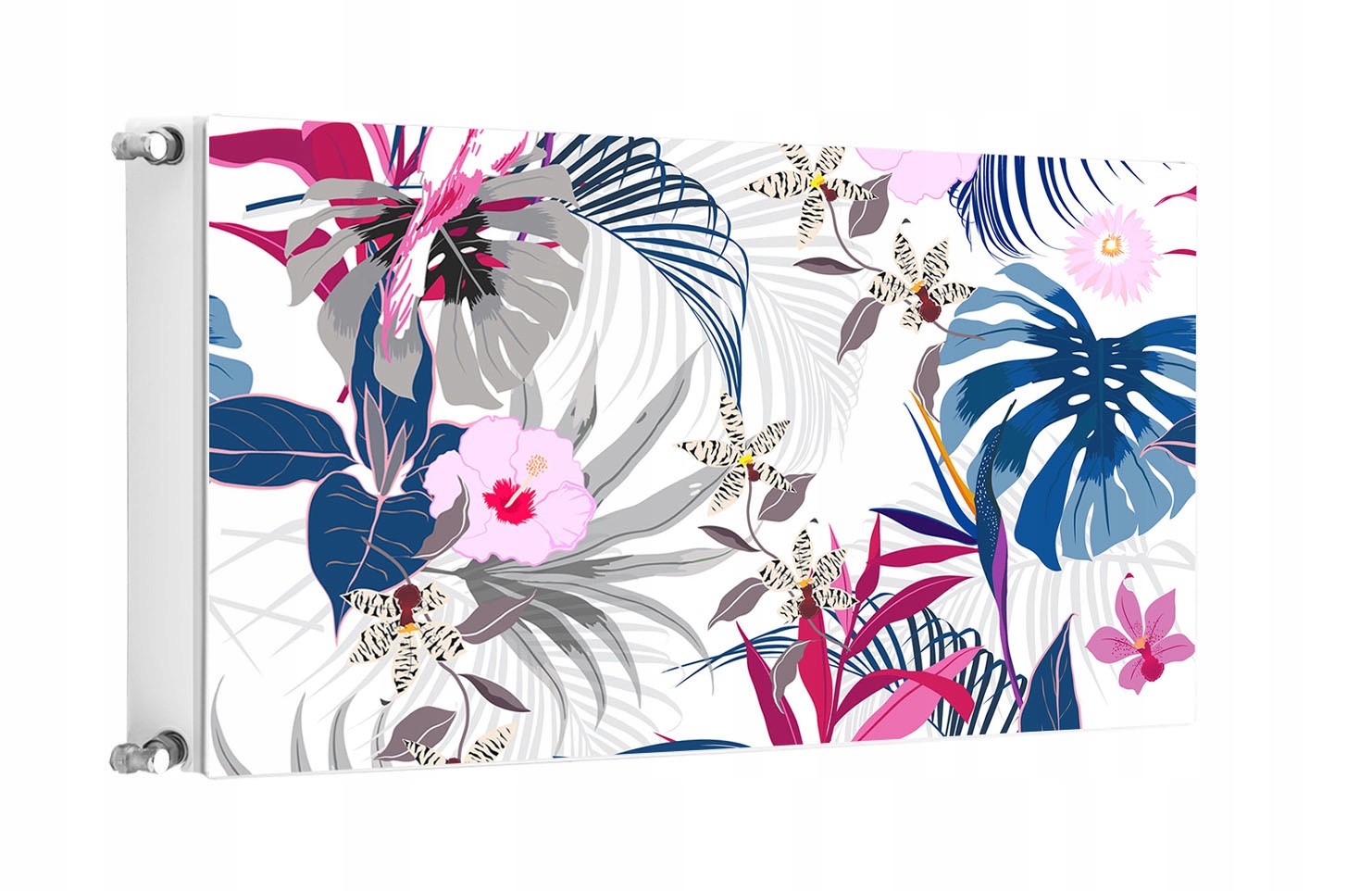 MAGNES MATA MAGNETYCZNA NA KALORYFER 100x60 KWIATY FOTOTAPETA