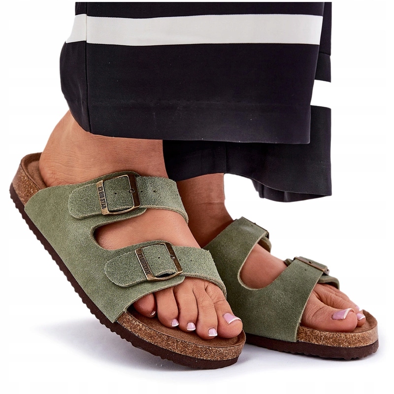 Nazouváky S Přezkami Big Star RR274A393 Zelené 36