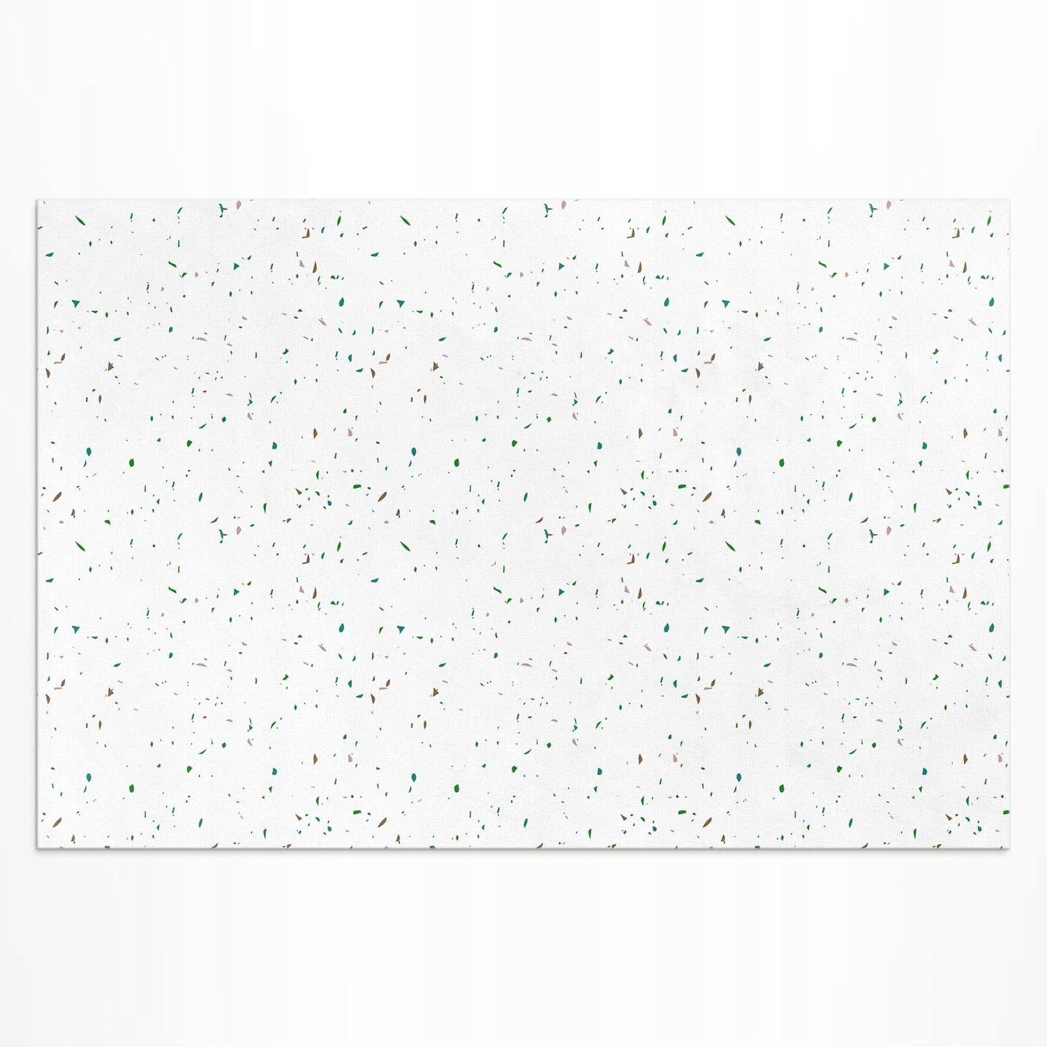 Ozdobný terasový vinylový koberec Drobný svetlý gres ozdobný kameň 180 x 120 cm