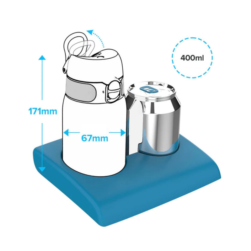 Bidon rowerowy z osłoną na ustnik BPA Free 0,35 l EAN (GTIN) 0619098088649