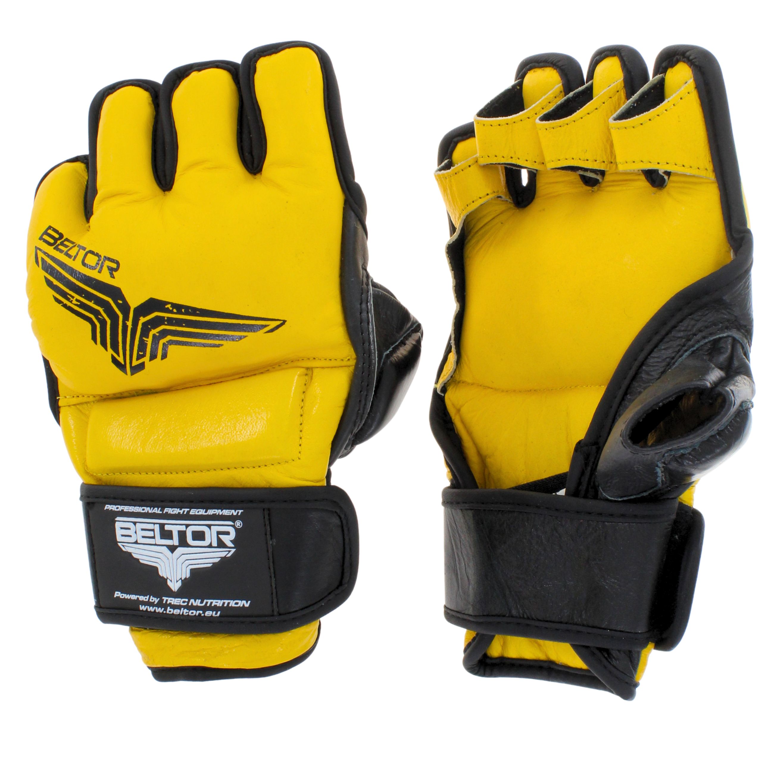 Beltor Rękawice Treningowe Mma Pride Yellow Black Żółto Czarne Rozmiar XL