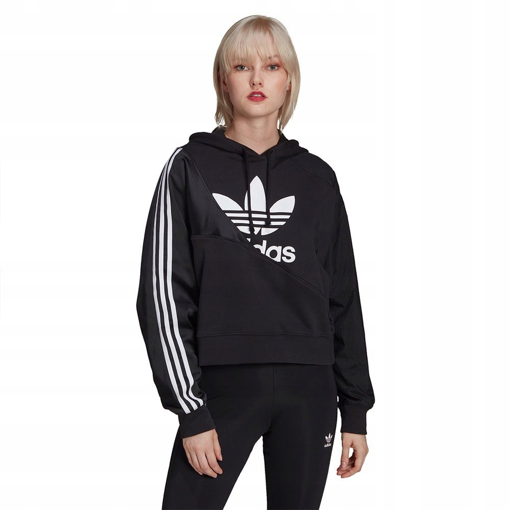 Adidas Adicolor Mikina s kapucí Split Trefoil HC7050 36