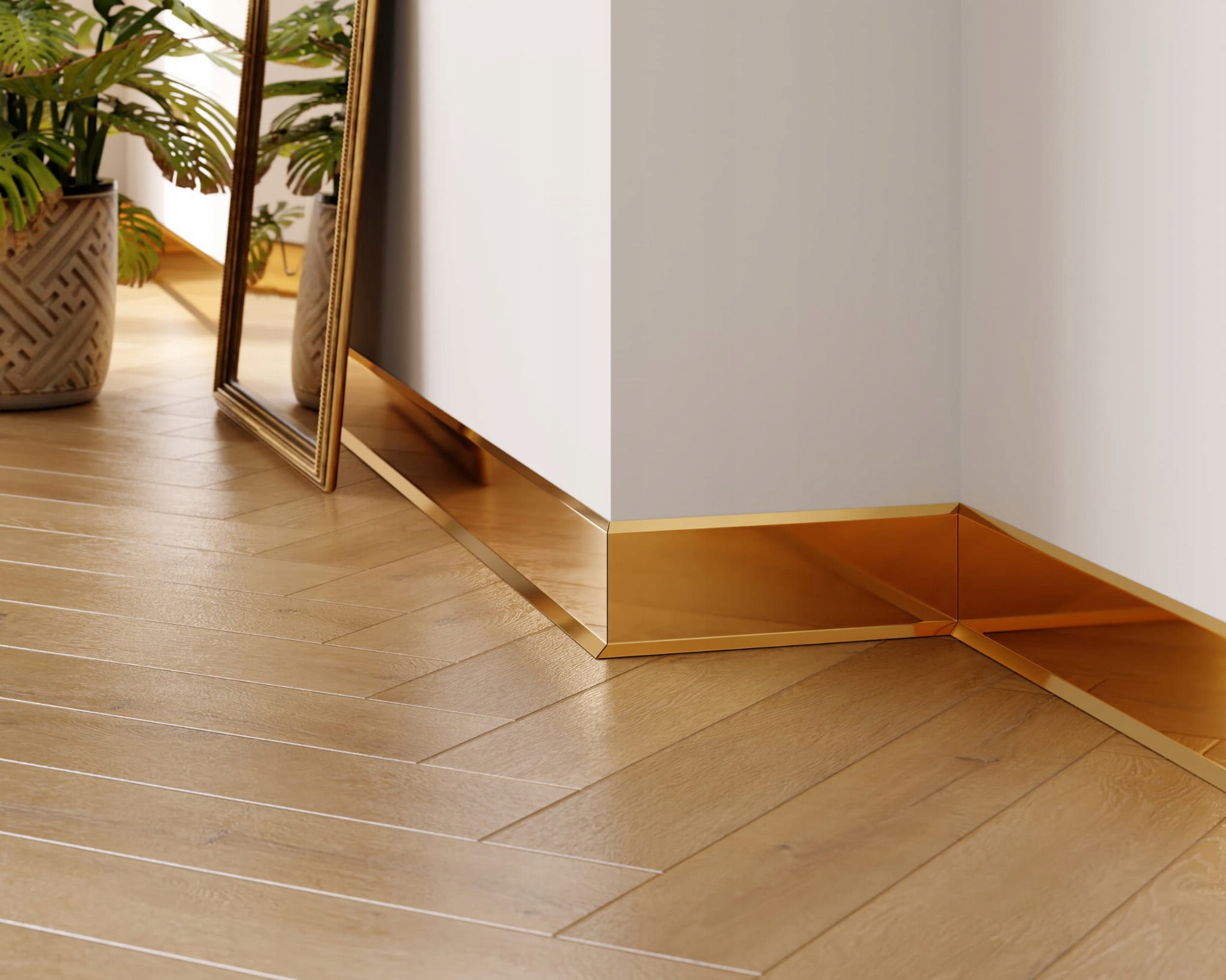 LISTWA PRZYPODŁOGOWA F COKÓŁ ZŁOTY POŁYSK 10cm Stan opakowania oryginalne