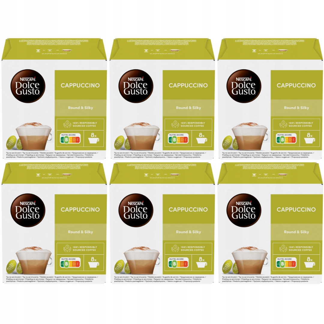 Nescafe Dolce Gusto Kawa Cappuccino 6x 16 kapsułek