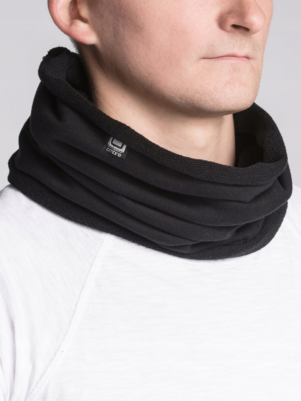 

Komin męski basic casual A063 czarny