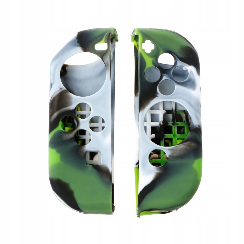 Zestaw etui silikonowe do Joy-con Nintendo Switch /ns Oled Kamuflaż Zielony