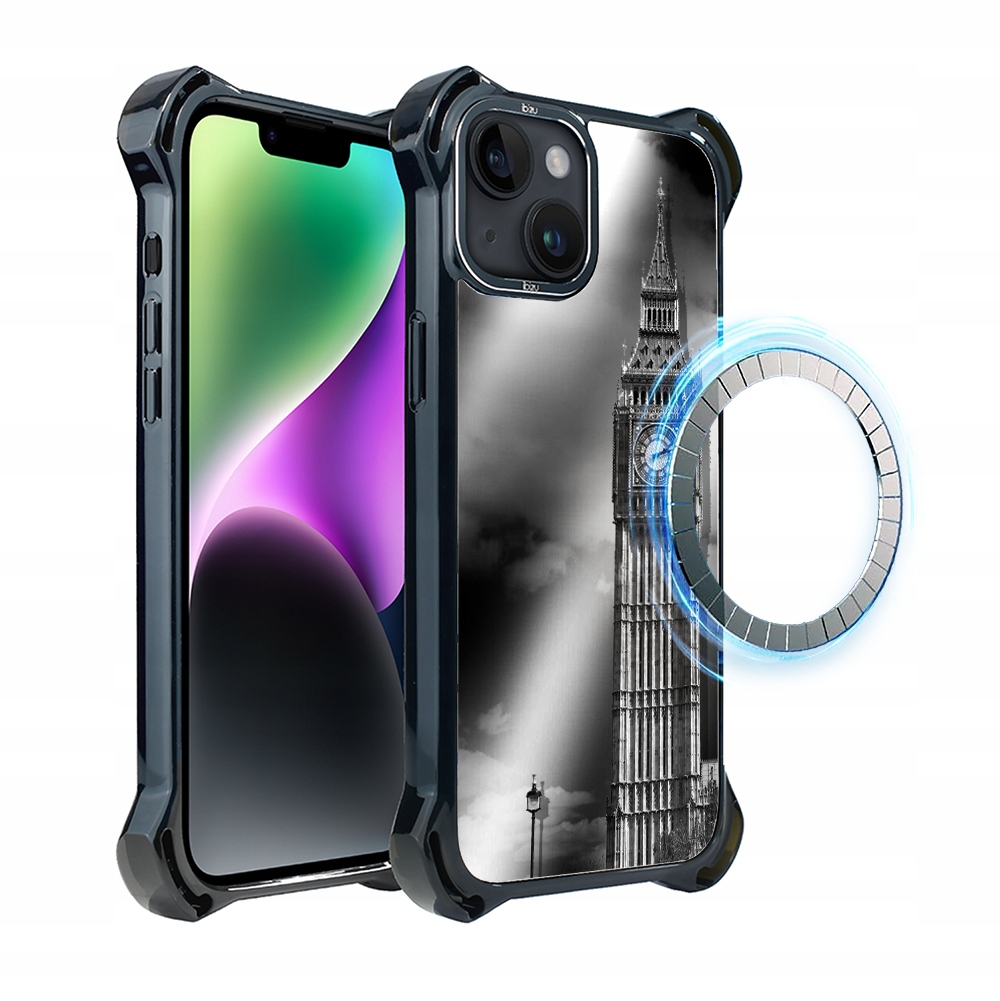 Pouzdro Ibizu DropGuard Ultra iPhone 14 s MagSafe, Big Ben