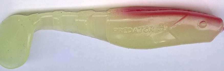 Manns Predator 3 9cm Perła fluo świecąca czer.grzb