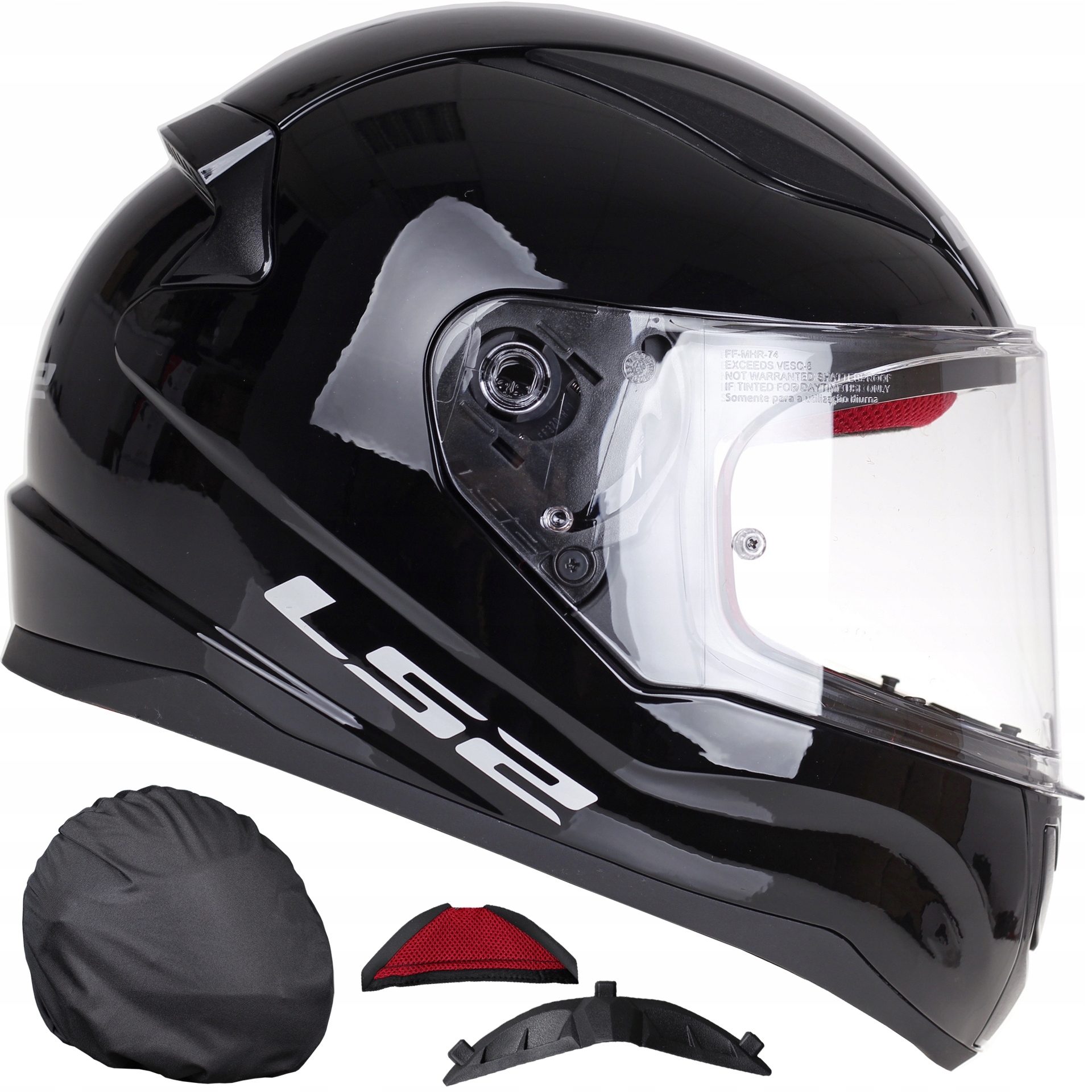 Motocyklová prilba LS2 Rapid Mini L čierna