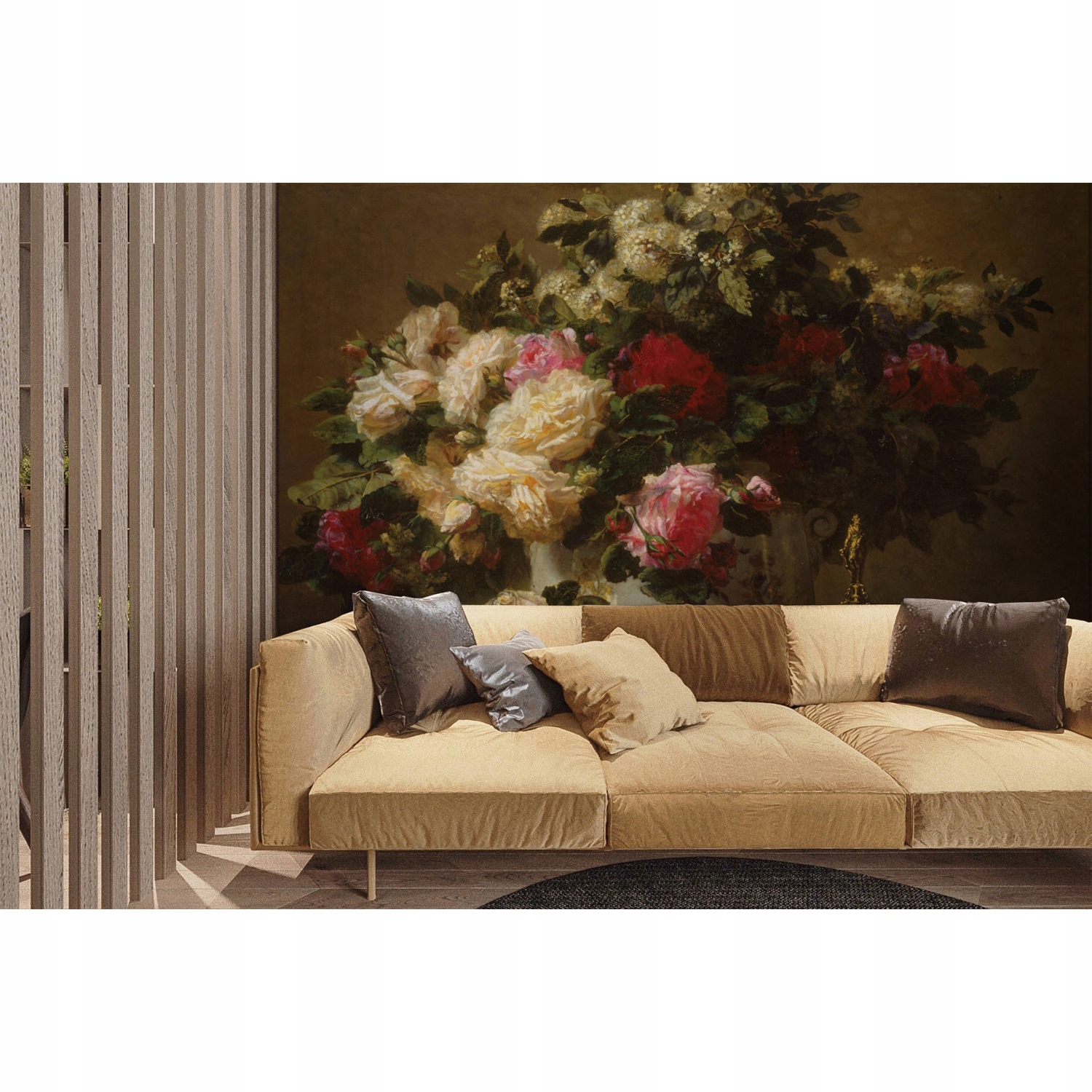 

Tapeta flizelina Kwiaty w wazonie vintage 254x184