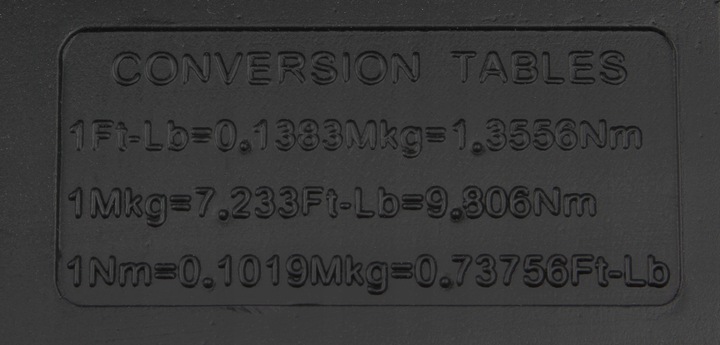 KLUCZ DYNAMOMETRYCZNY 1/2 '' 42 - 210 Nm 460 mm Rodzaj klucza dynamometryczny