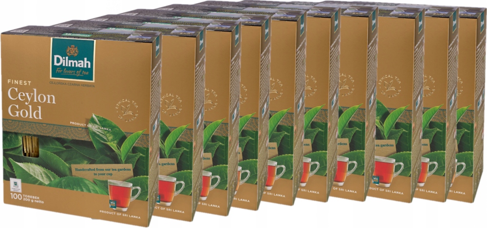 Herbata czarna w kopertach Dilmah Ceylon 100sz x10
