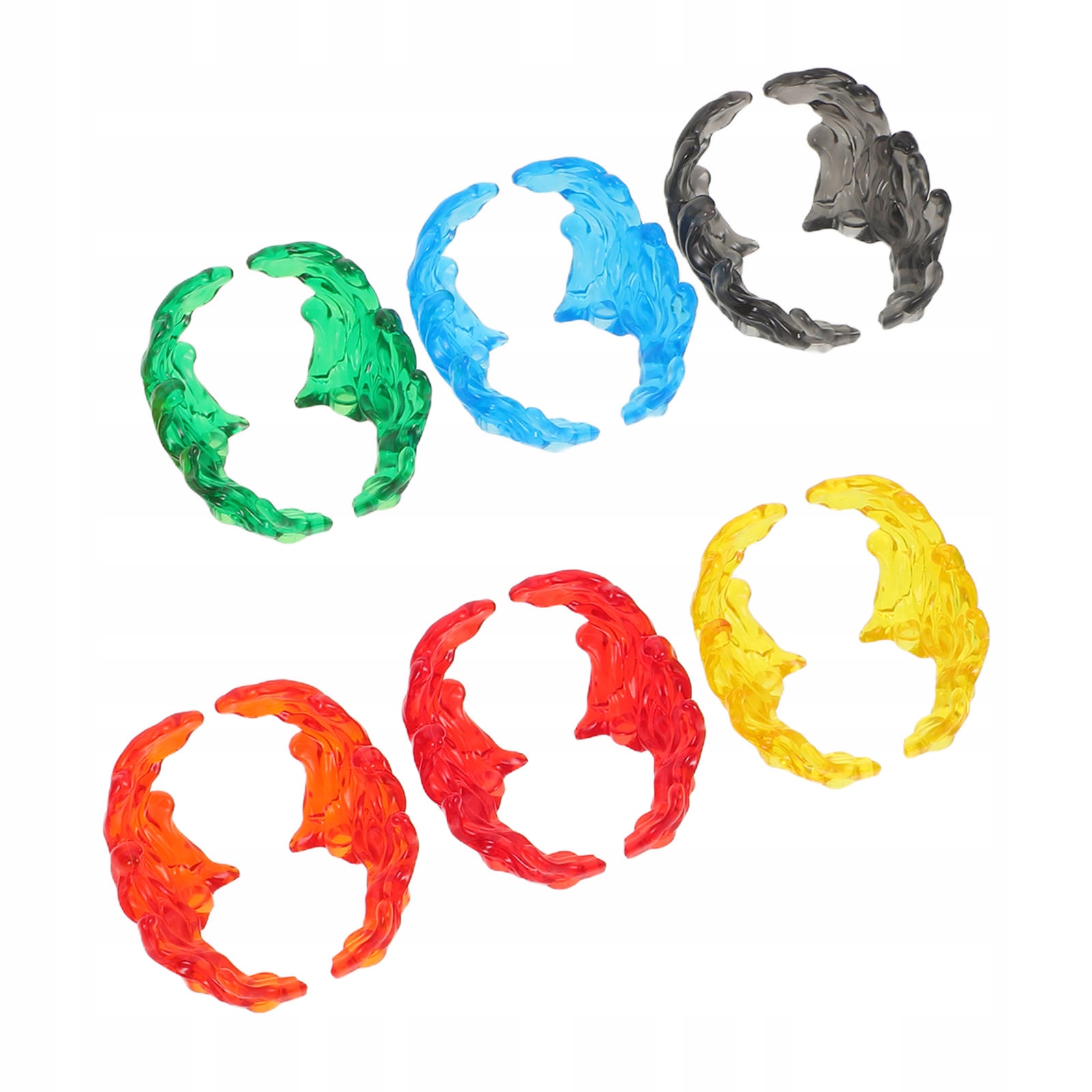 12Pcs Kids Toy Flame Effects for Model Building and Crafting Praca zbiorowa