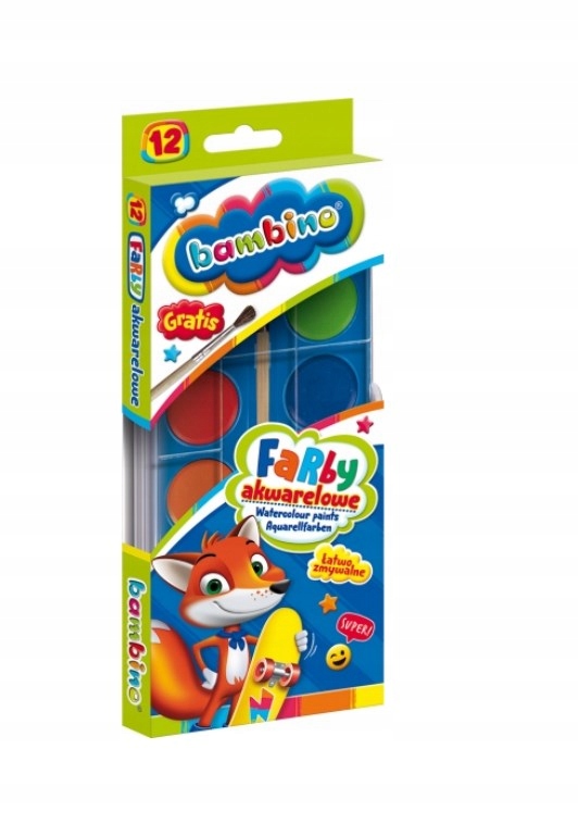 

Farby akwarelowe Bambino