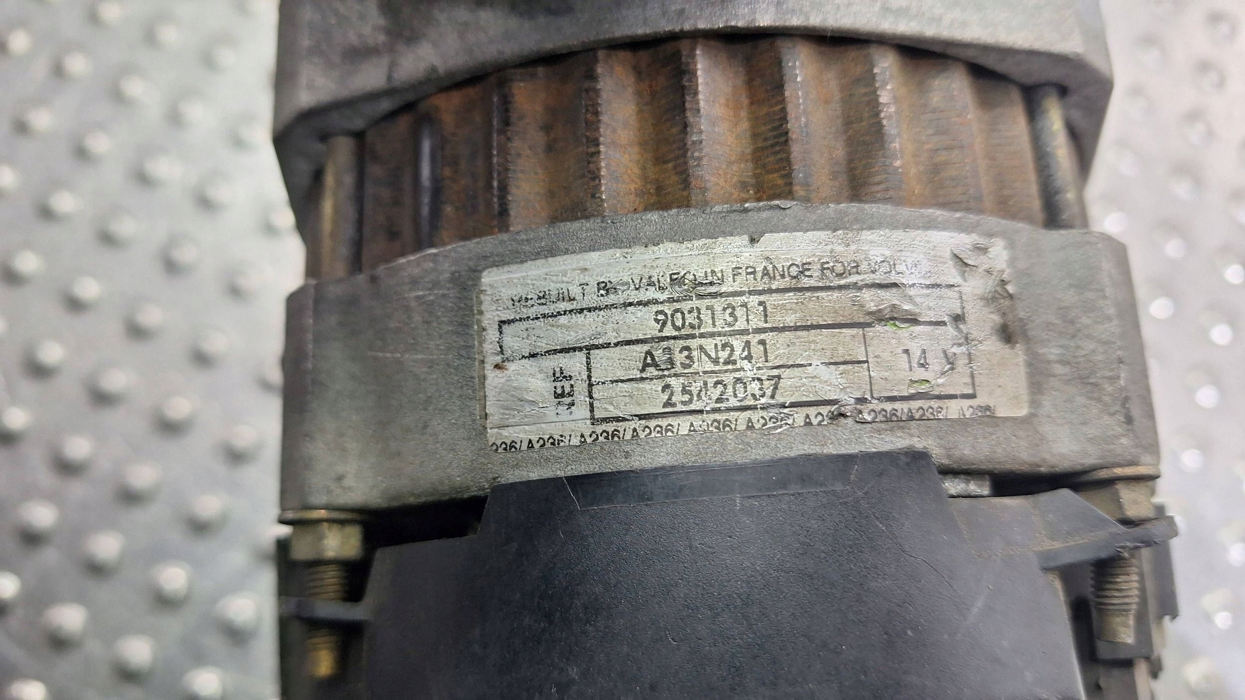ALTERNATOR 9031311 VOLVO 440 460 480 1.7 1987-1996