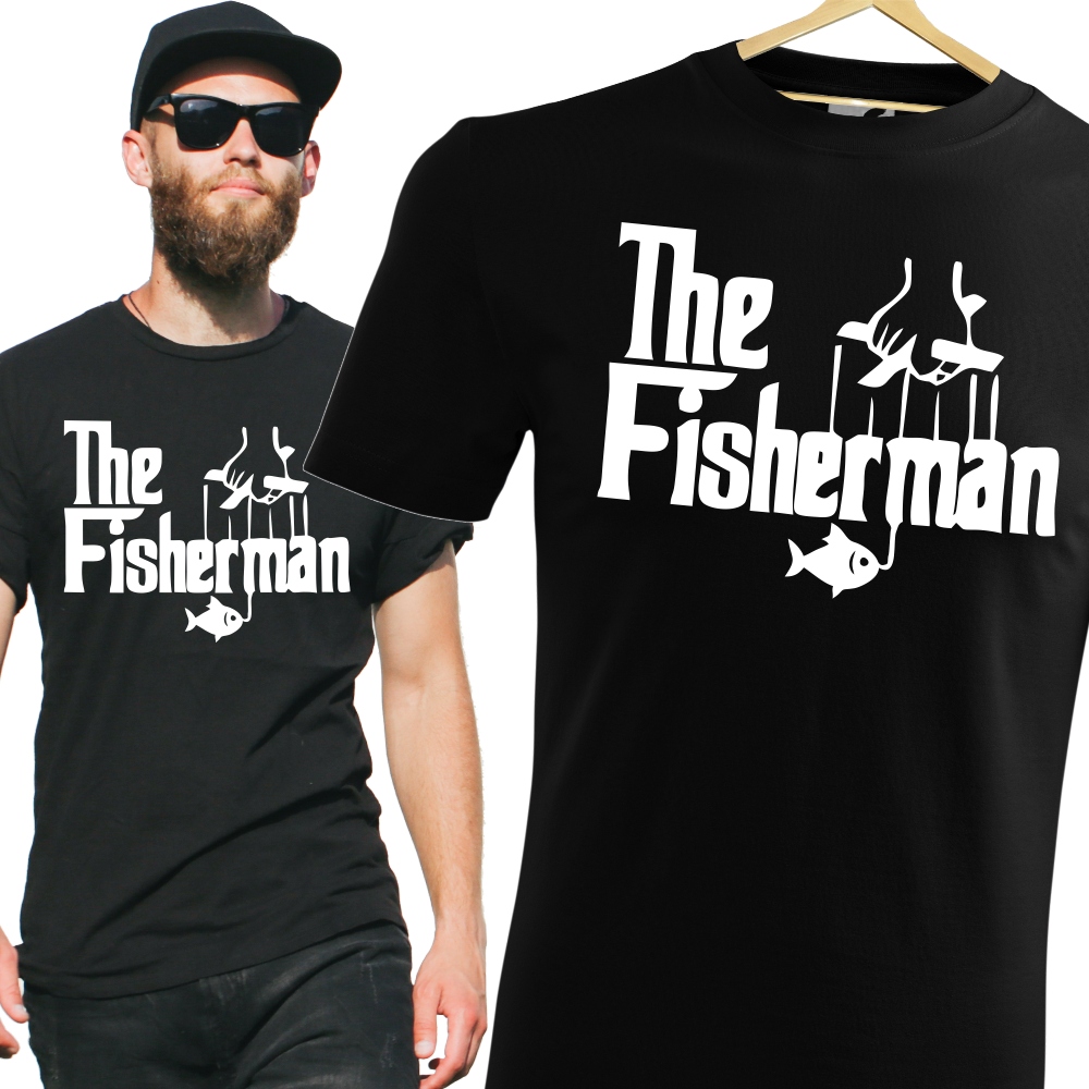 

The Fisherman Wędkarska Koszulka T-shirt Wędkarz