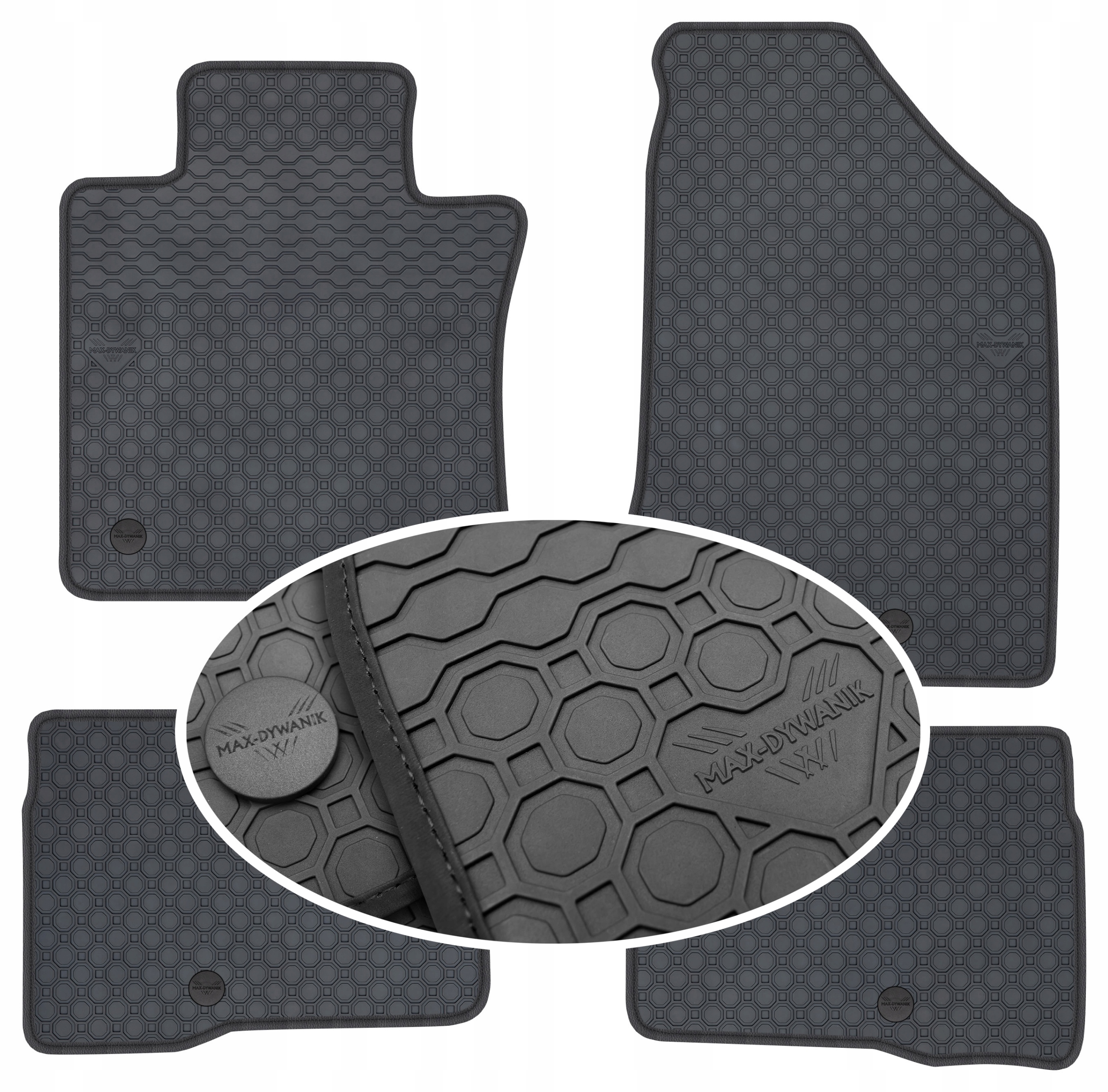 SsangYong Torres Suv 2019 Gumový koberec PrimeLiner čierny