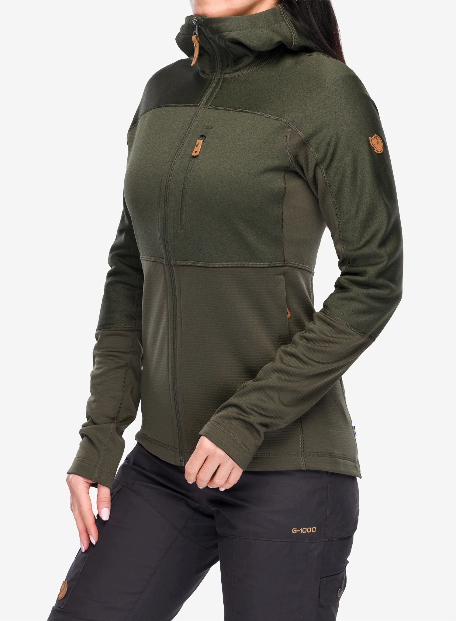 Bluza damska Fjallraven Abisko Trail Fleece deep forest S