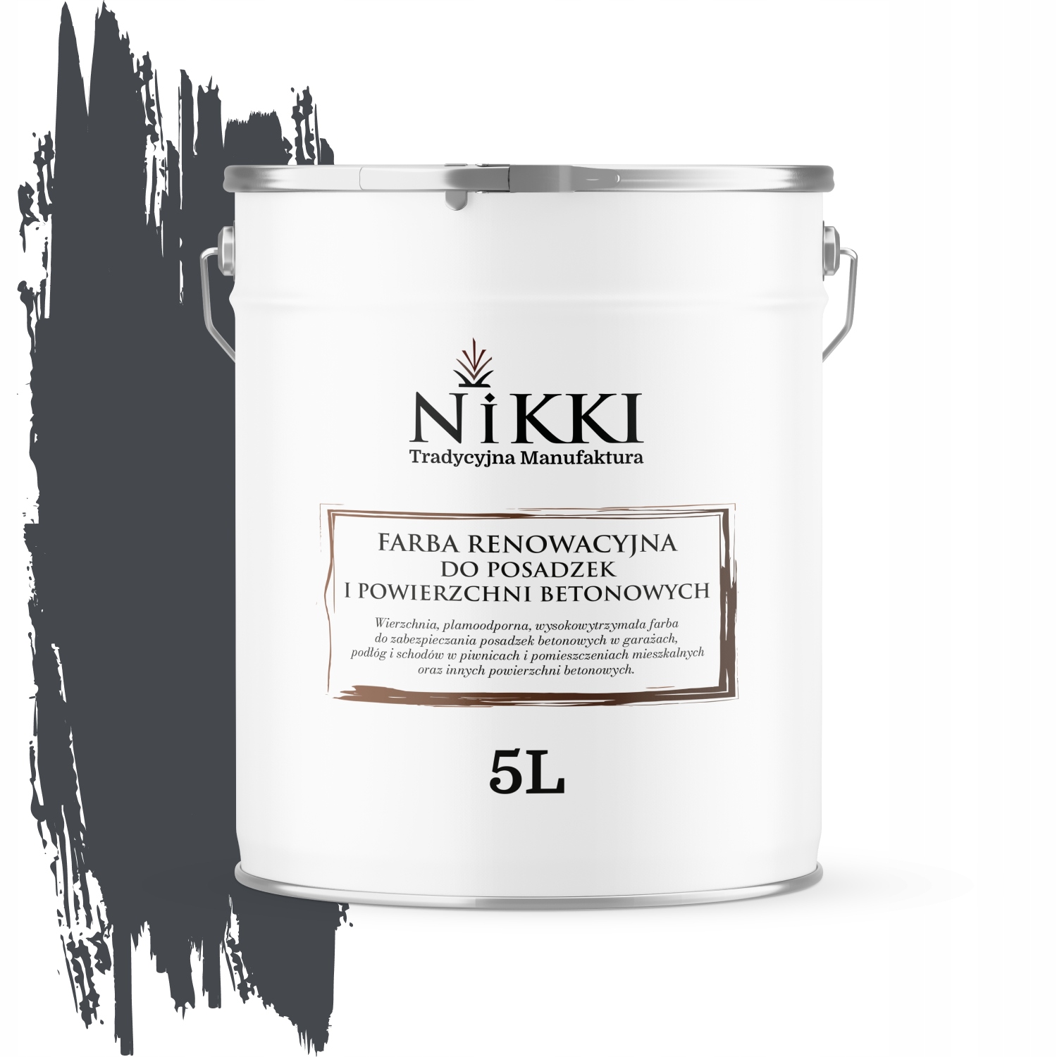 Farba Na Renováciu Betónových Podláh 5 L Grafitová RAL7024 Saténová