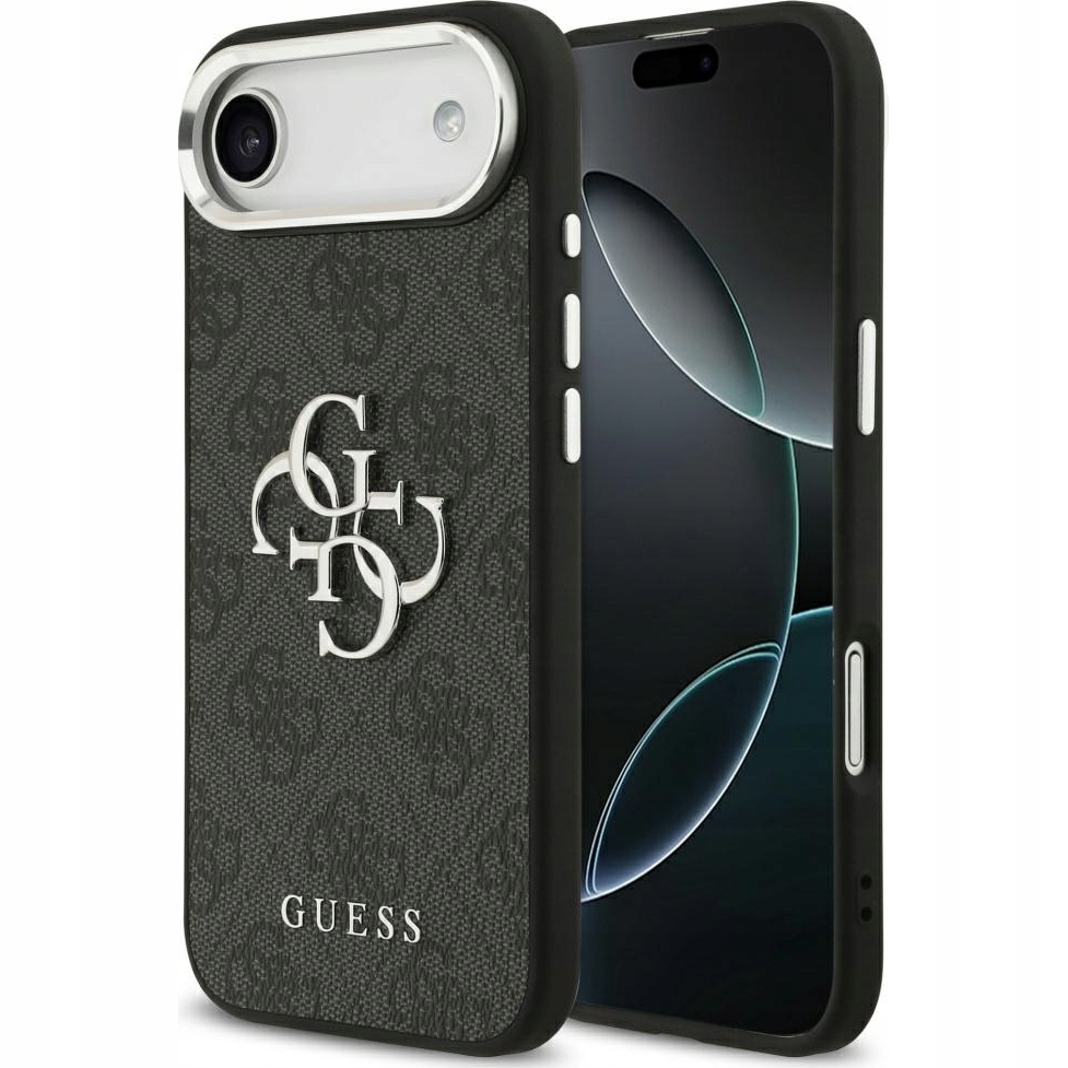 Guess – Hardcase Big 4G Logo Classic Logo obal na iPhone 17 Air – czarny