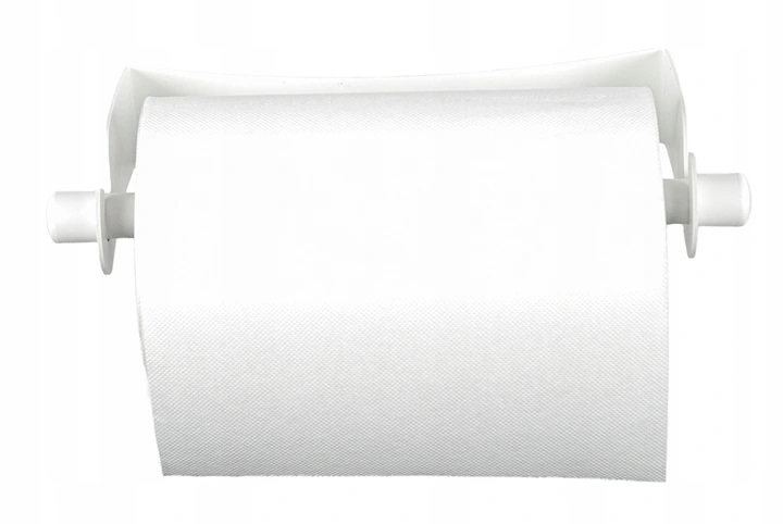 

uchwyt na ręcznik papierowy stal biały 2w1