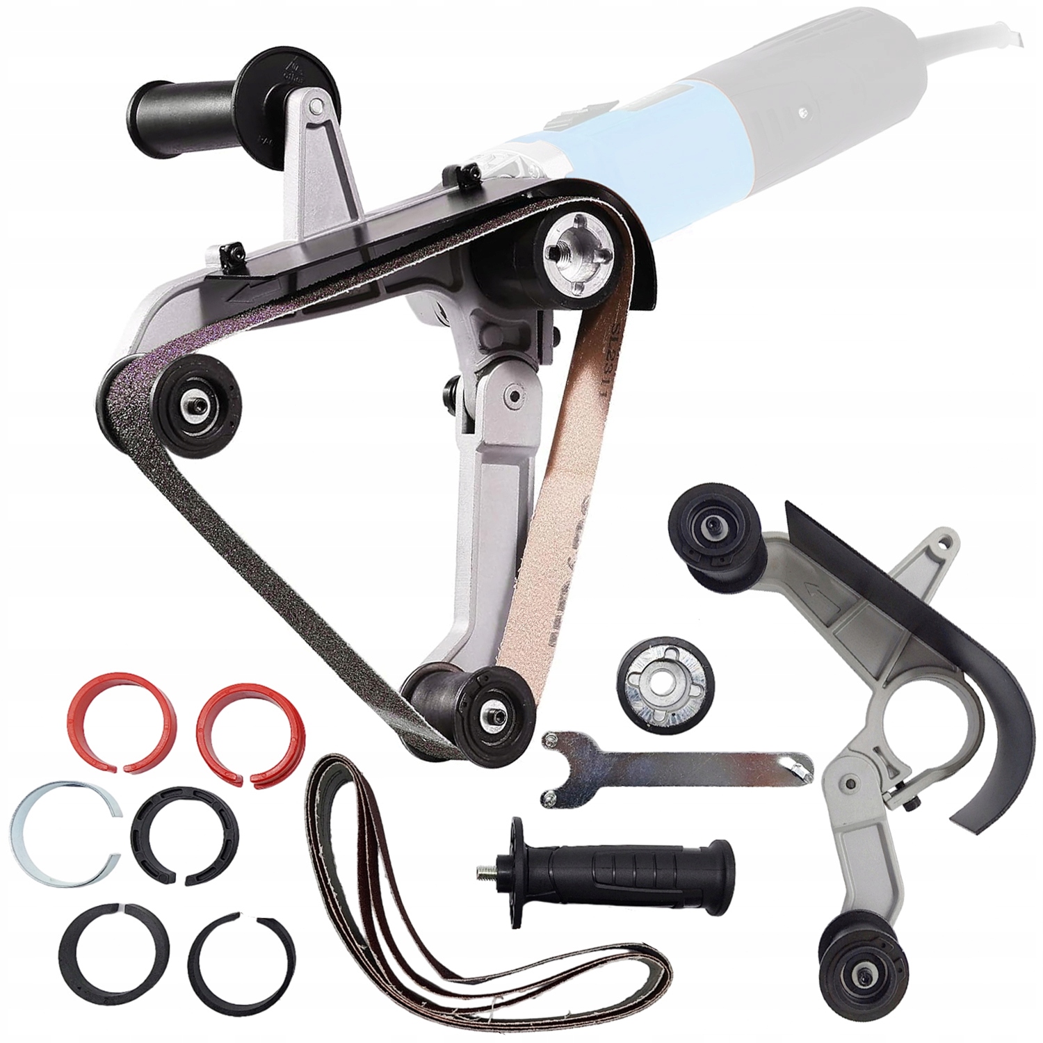 Nástavec Brusky Pro Broušení Leštění Svarů Trubek, Pásový Pilník