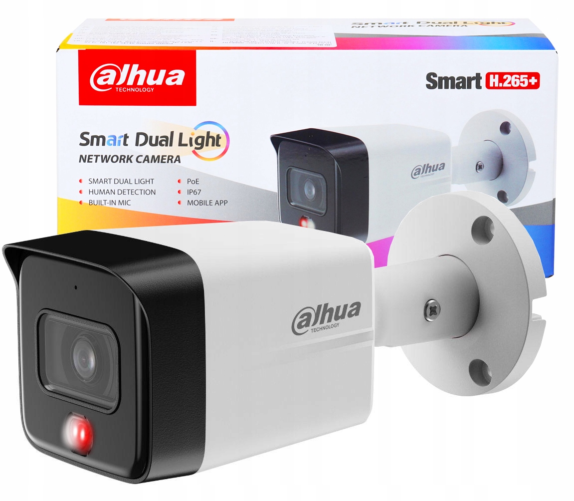 Ip kamera 8MPx 4K Dahua IPC-HFW1839TC-A-IL-0280B-S6 PoE Dual Light