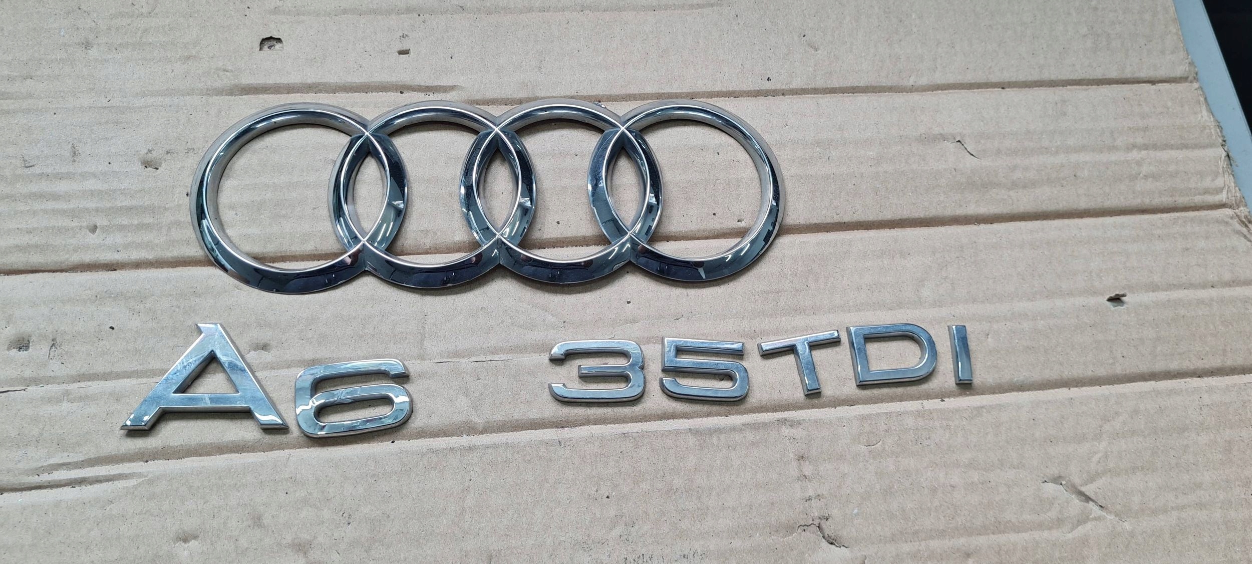 A6 C8 4K logo EMBLEMAT bonnet boot rear part A6 35TDI