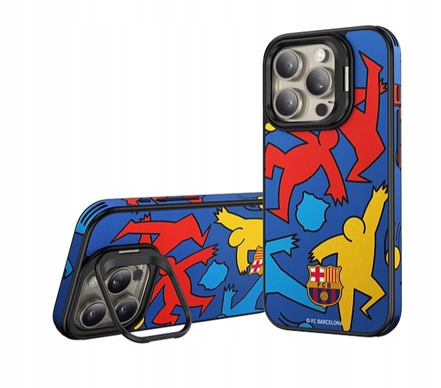 Pouzdro pro iPhone 16 Pro Max Fc Barcelona Kožené Magnetické Magsafe Sp