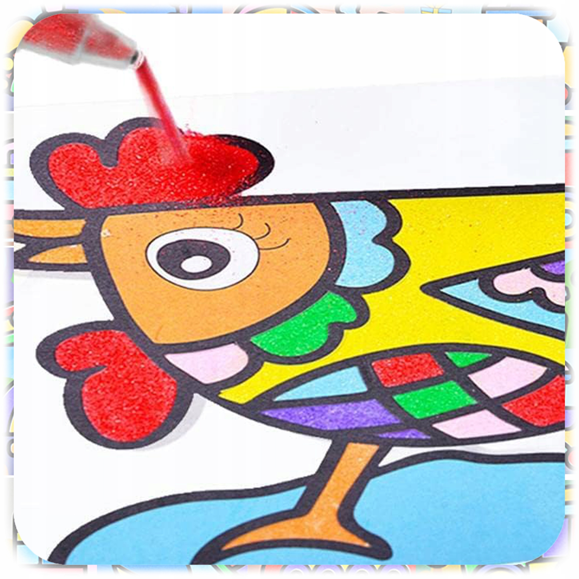 KŪRYBINGAS PILPŲ SMĖLIU RINKINYS VAIKAMS, 30 SPALVŲ, 74 PAVEIKSLĖLIAI. Lytis: berniukai, mergaitės, unisex.