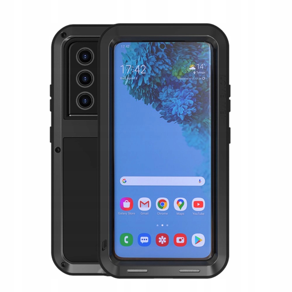 Love Mei Pancerne Pouzdro Pro Samsung Galaxy S21 Ultra Powerful pouzdro