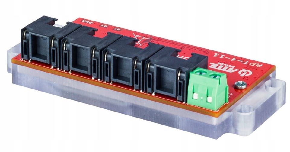 Switch PoE 4 portowy 10/100Mbps, extender Atte zasilany z PoE APT-4-11