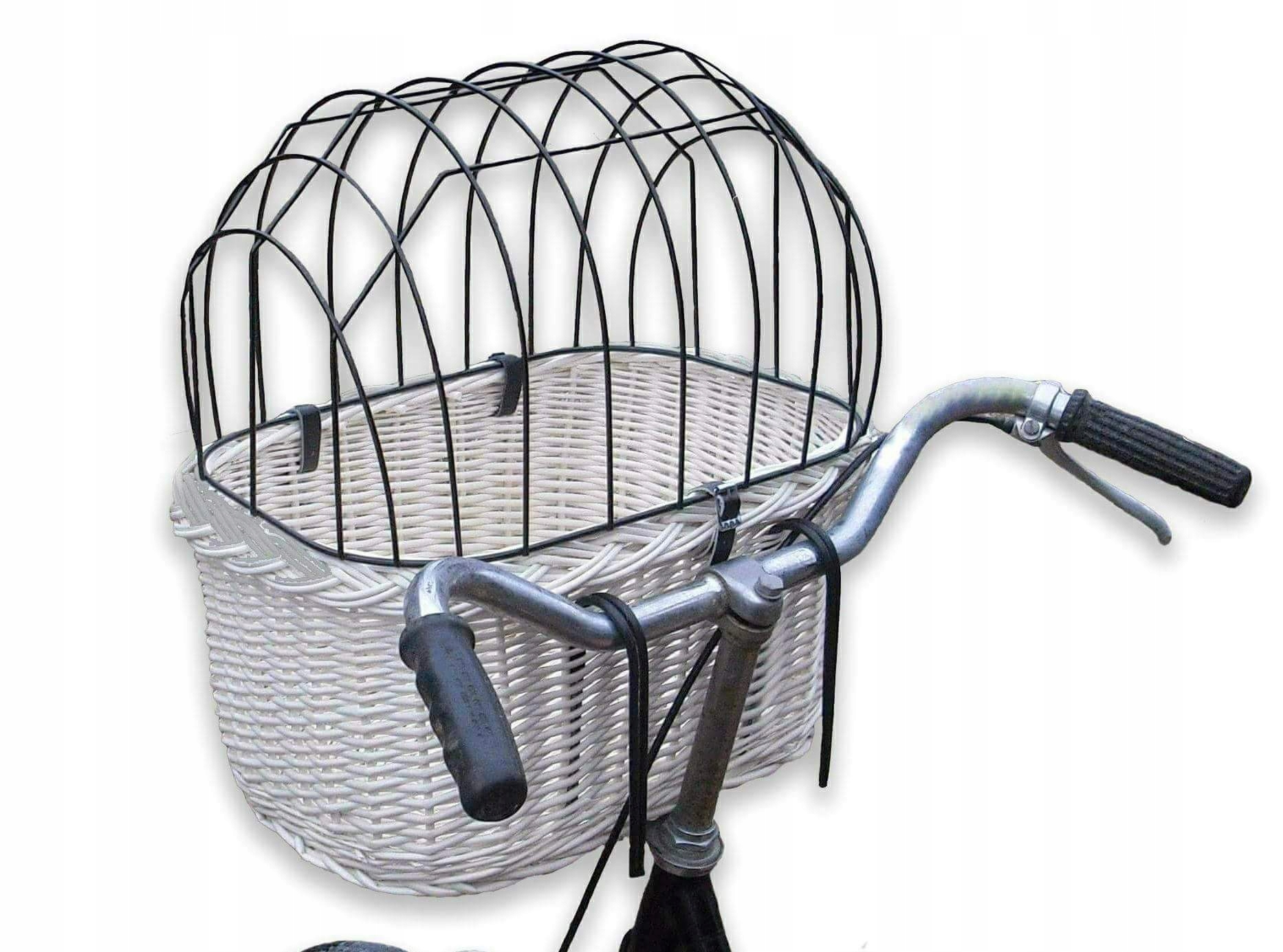 Kosz wiklinowy na rower Transporter dla Psa-kota do 6kg