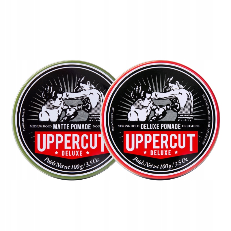 Uppercut Deluxe Matte Pomade , Deluxe Pomade Zestaw 2x100g
